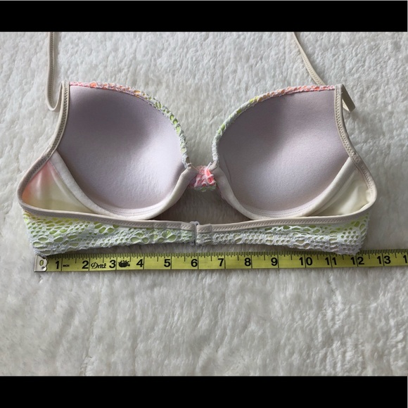 Victoria’s Secret PINK | Halter Push-up Rainbow Bikini Top - Picture 7 of 10